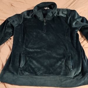 Croft & Barrow Forest Green Fleece Jacket